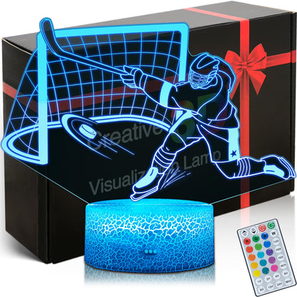 DAHEYMA Basketball 3D Illusion Lamp, Basketball Gifts for Boys Girls