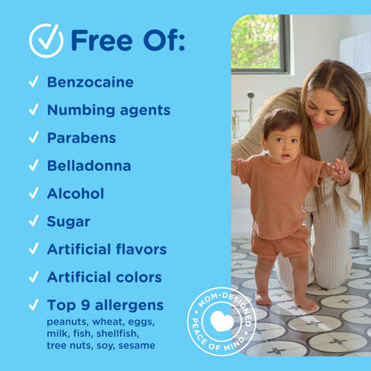 Mommy's Bliss Organic Little Gums Soothing Massage Gel Day and Night Combo, Great for Teething Babies, Age 2 Months+, Sugar Free, Mild & Sweet Flavor, 2 - 0.53 Oz Tubes (Pack of 1)