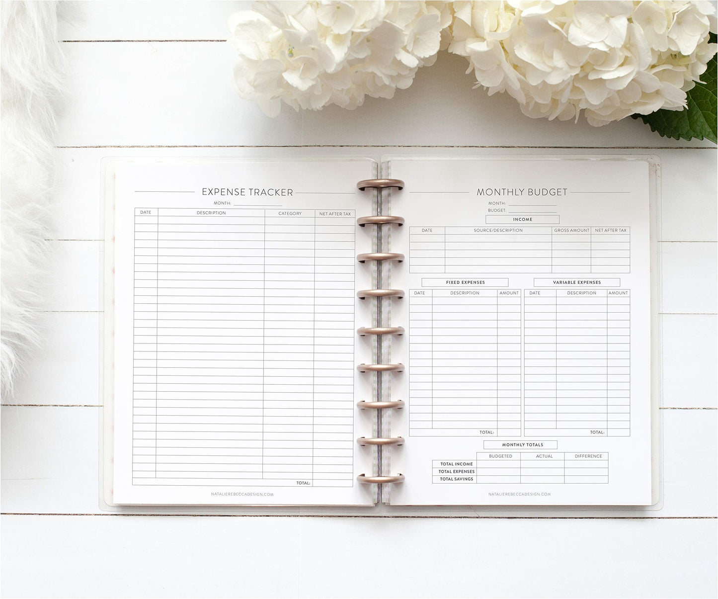 BetterNote Finance Plan Refill for Discbound Notebooks, Bill, Account, Expense, Budget, Debt Snowball, Fits Levenger Circa, The Happy Planner, Arc Systems, TUL, Talia, 1 Year Supply (9-Disc, 7"x9.25")