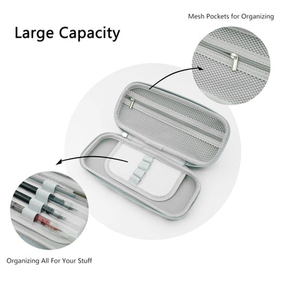 WtallasiSei Eye Pencil Case Zip Pencil Box Multi Pouch Holder Desk Organizer For Boys Girls School Office