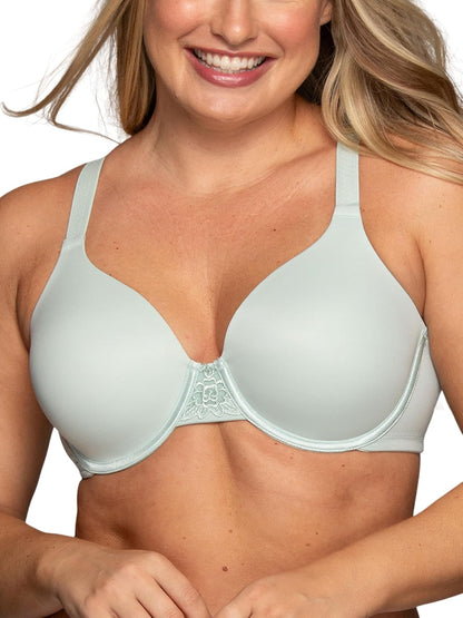 Vanity Fair Womens Full Figure Beauty Back Smoothing Bra, 4 Way Stretch Fabric, Lightly Lined Cups Up to H