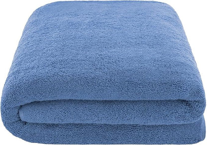 American Soft Linen 100% Cotton 600 GSM Turkish 40x80 Oversized Bath Towel Sheet