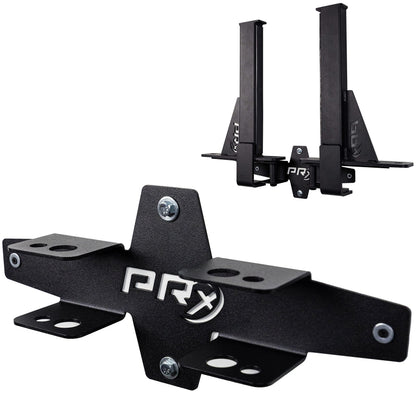 PRx Performance Squat Rack Spotter Arm Pairs, Fits Profile ONE 2x3 with 5/8" Hole & PRO 3x3 with 1" Holes in Upright Squat Racks, USA Made, (Spotter Arm Storage)