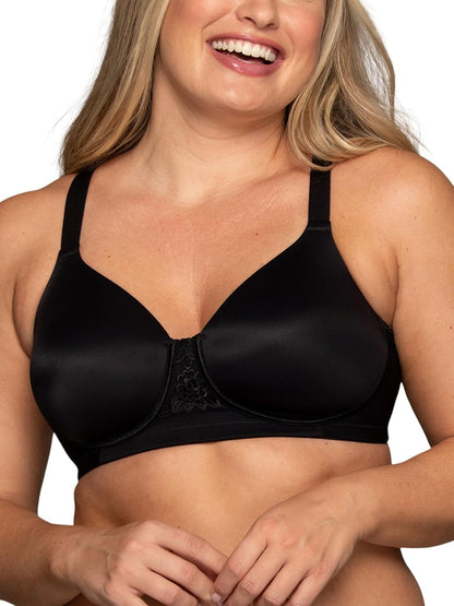 Vanity Fair Womens Full Figure Beauty Back Smoothing Bra, 4 Way Stretch Fabric, Lightly Lined Cups Up to H