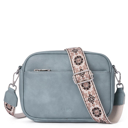 CLUCI Crossbody Bags for Women Trendy, Vegan Leather Shoulder Handbags，Purses for Women with Adjustable Wide Strap