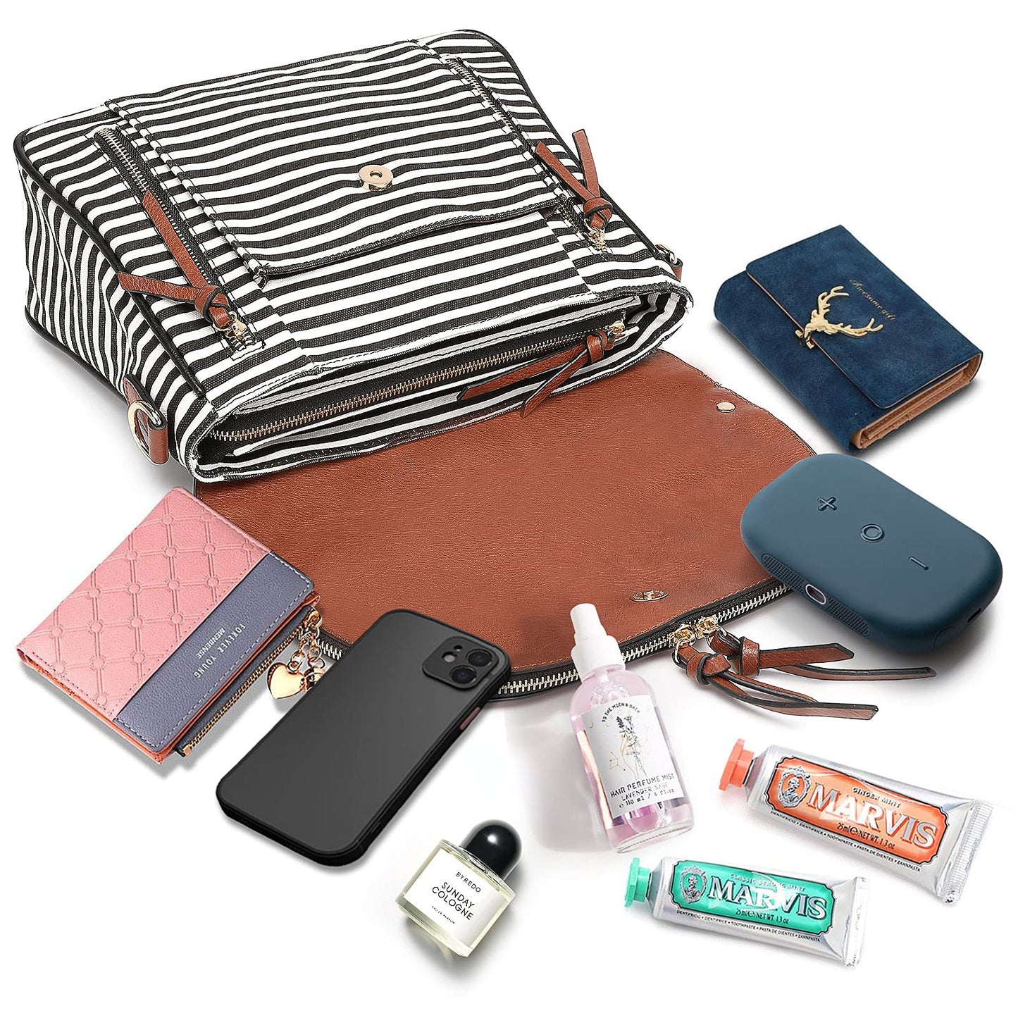 Crossbody Bags for Women, Large Capacity Canvas Travel Purses and Handbags for Women, Shoulder Messenger Bag for Daily Use