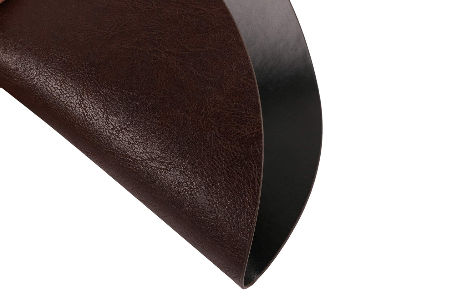 Embossed PU Leather Placemats, Waterproof Coffee Coasters, Kitchen Table Mats, Easy to Wipe Off for Dining Round Table