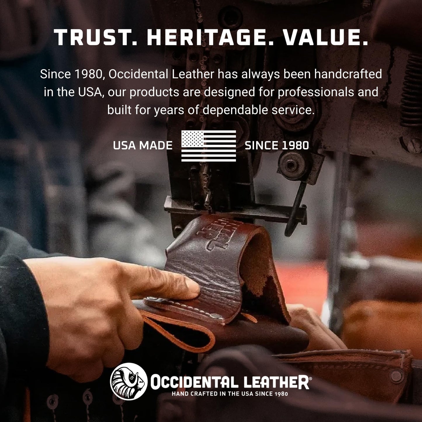 Occidental Leather XL Leather Phone Holster - Fits Up to a 3" Belt - Secure & Stylish - Flexible Carry - Made in USA