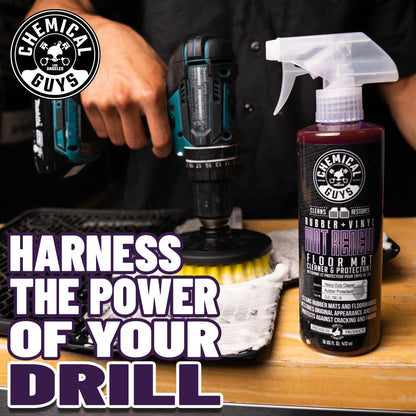 Chemical Guys Mat Renew Rubber and Vinyl Car Floor Mat Cleaner & Protectant - Cleans & Restores Rubber Liners, Running Boards, Safe for Cars, Trucks, SUVs, and More - 16 oz