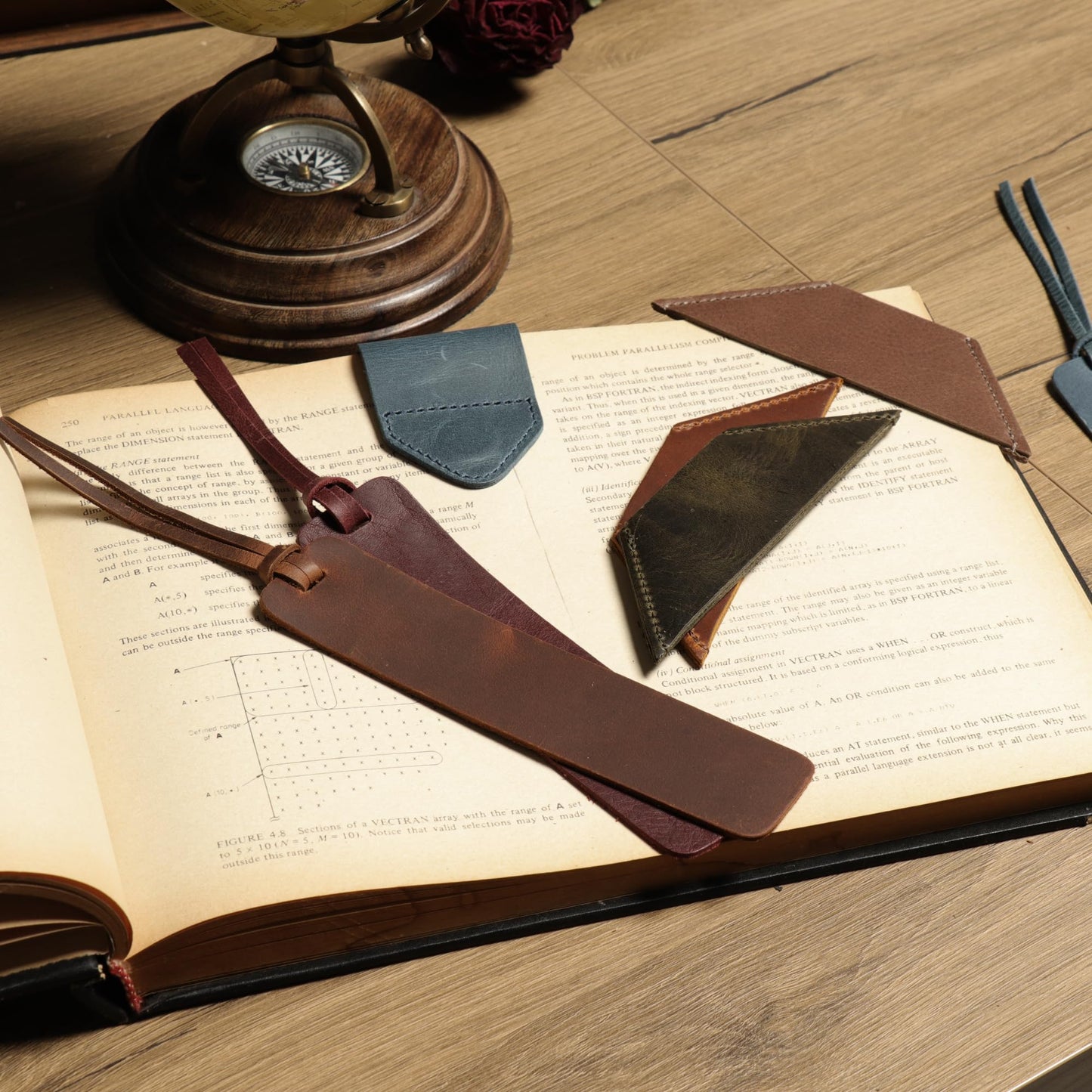 Londo Genuine Leather Handmade Bookmark (Set of 2)