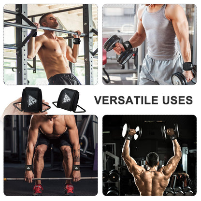 LTTGX Wrist Cuffs for Cables Gym, Adjustable Wrist Straps for Cable Machines Lifting Neoprene Padded