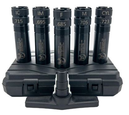 Winenton™ Extended Choke Tubes Set - BER/Ben Mobil Thread ONLY - 12Ga - 5 Pieces Choke Tubes with Wrench - Black