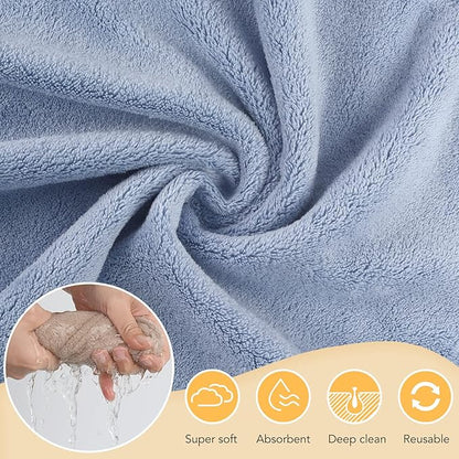 SUNLAND Microfiber Face Cloth Reusable Makeup Remover Facial Cleansing Towel