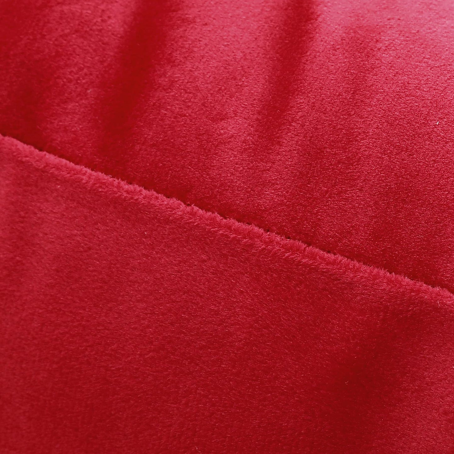 NiNi ALL Decorative Throw Pillow Covers Velvet Soft for Couch Sofa Bedroom Living Room Outdoor Pack of 2 18x18 Inch Red