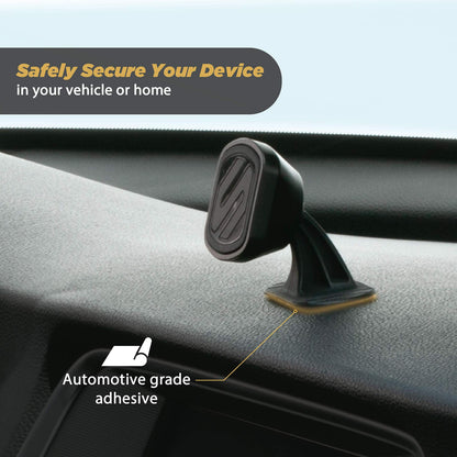 Scosche MMWSM-2PKXCES0 MagicMount Select Magnetic Car Phone Holder Mount for iPhone and Android - 2 Pack - Secure Magnetic Cell Phone Mount for Car Window or Dash - Universal 360° Adjustable Head