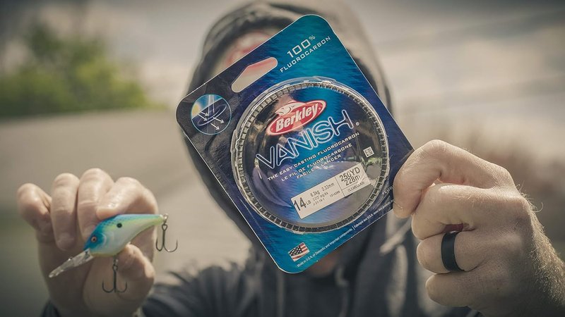 Berkley Vanish Fluorocarbon Fishing Line - Strong, Invisible Leader Material | 200 Yards