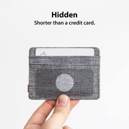 AirTag Wallet Holder (2 Pack) - TagVault™ - The Best Way to Keep AirTag in Your Wallet | Ultra-Thin, Flexible, Stays Hidden, Patent Pending | Elevation Lab