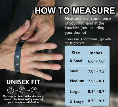 FITNESS FORCE Breathable Workout Gloves for Men and Women, Padded Weight Lifting Gloves with Full Palm Protection for Grip, Exercise, Cycling, Gym, Fitness Training (Blue, Medium)