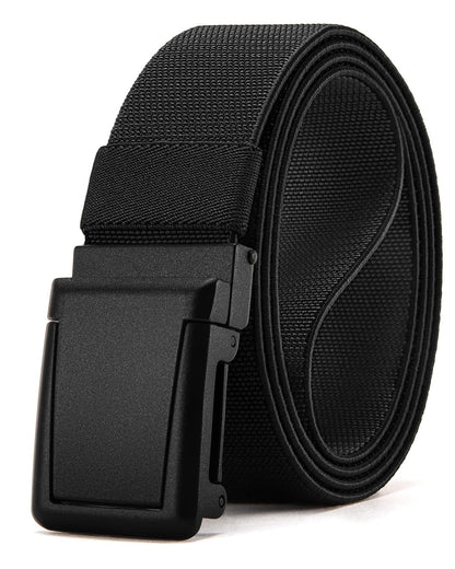 CHAOREN Tactical Belt Men - 1.5" Stretch Work Belt with Quick Release Zinc Alloy Buckle for Military Casual Jeans Hiking
