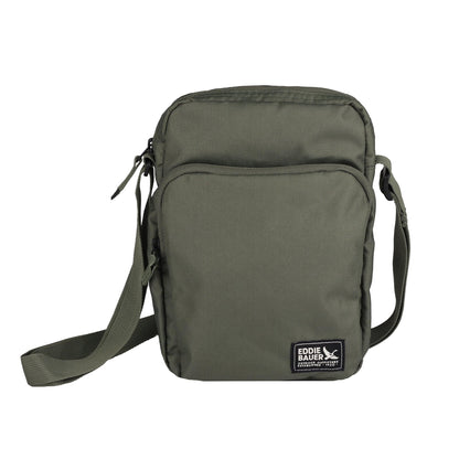 Eddie Bauer Jasper Crossbody Bag with Zippered Main Compartment and Adjustable Shoulder Strap
