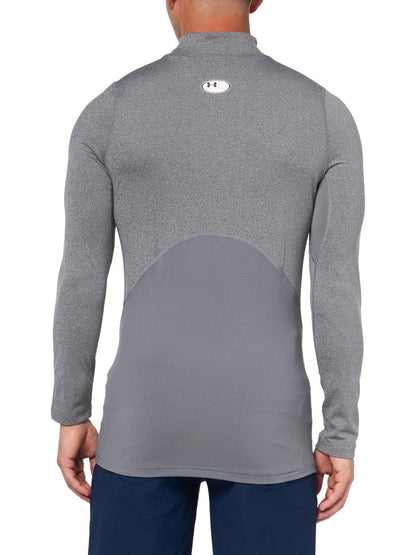 Under Armour Men's ColdGear Armour Fitted Mock, (600) Red / / White, 4X-Large Tall