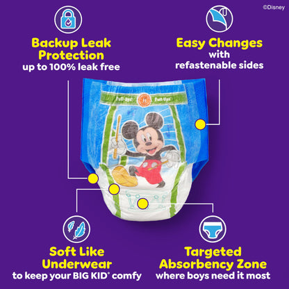 Pull-Ups Boys' Potty Training Pants, Size 3T-4T Training Underwear (32-40 lbs), 112 Count (4 Packs of 28), Packaging May Vary