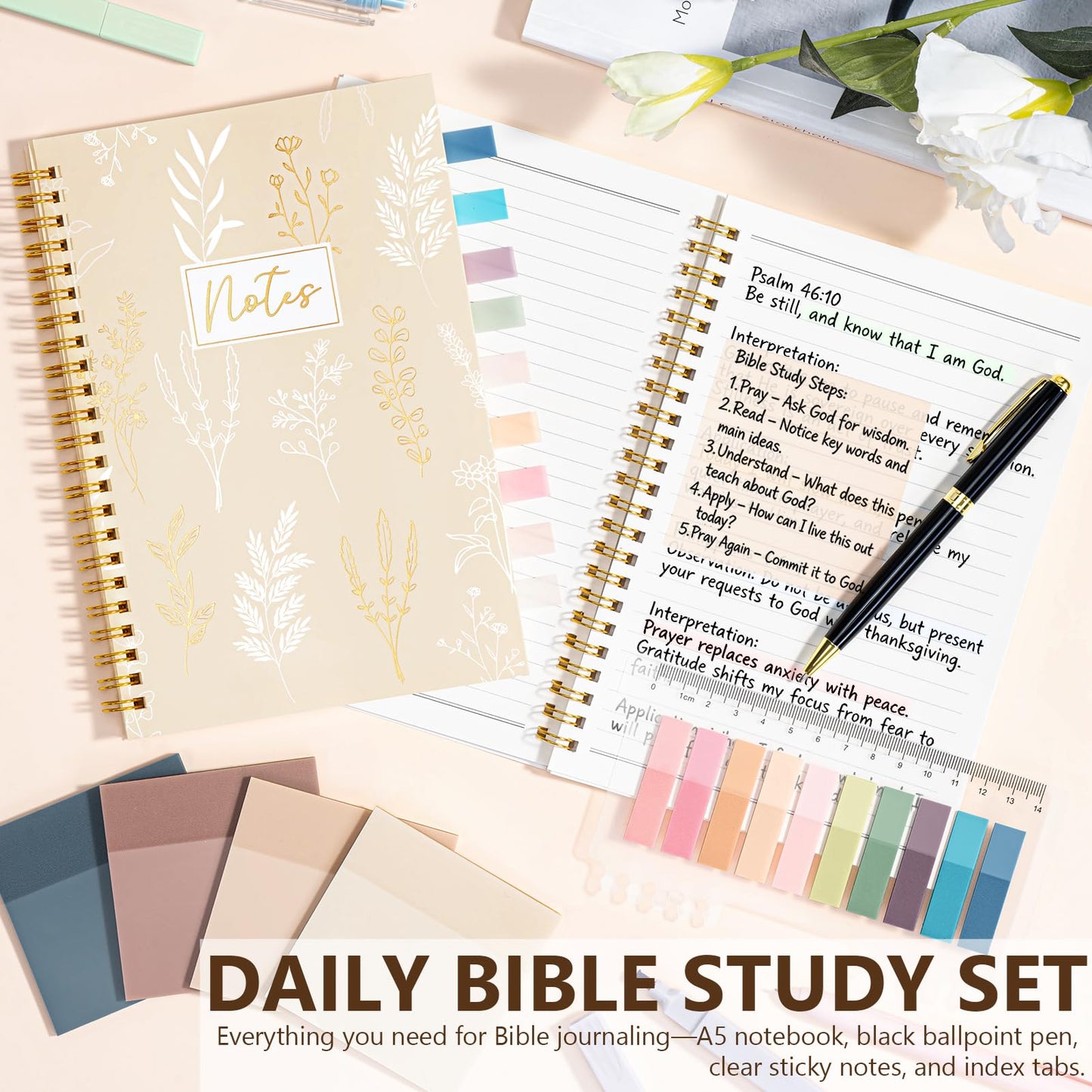 Bible Cover Case for Women Large Bible Bag, Bible Study Supplies Journaling Kit Quilted Church Bag with Handle, Puffer Book Carrying Case w/Tabs Accessories Mothers Day Christian Gifts for Women Mom