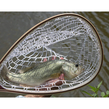 Fly Fishing Landing Net Soft Rubber Mesh Trout Fishing Net, Rubber Coated Landing Nets for Easy Catch and Release