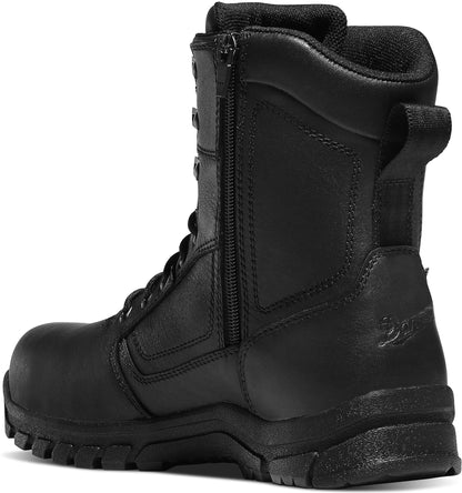 Danner Lookout EMS/CSA Side-Zip Waterproof Work Boot for Men's, Full-Grain Leather & Ripstop Nylon, Black - 12 D