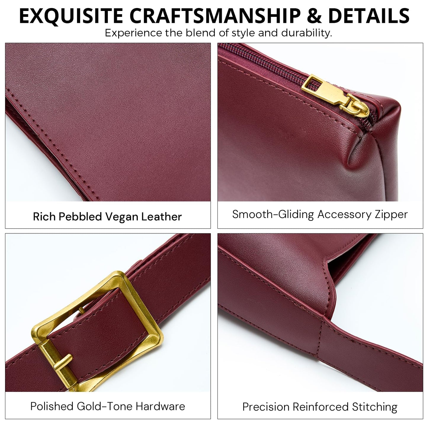 Bucket Bags for Women Medium Shoulder Bag Vegan Leather Tote Adjustable Strap Trendy Designer Handbags Work Travel Purse