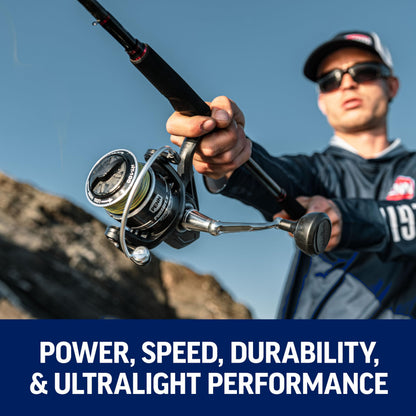 Penn Pursuit V Travel Spinning Reel 7' 3-PieceFishing Rod Combo, Graphite Composite Rod Blank Construction, EVA Handles