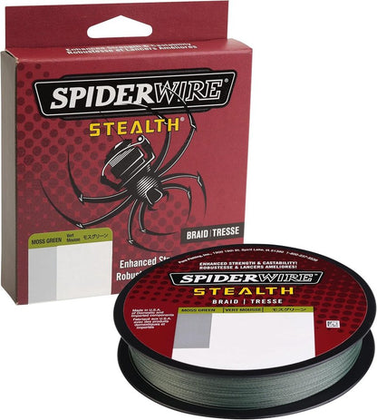 SpiderWire Stealth Braid Fishing Line - Durable, High-Performance Fishing Line | 150 Yards, Green