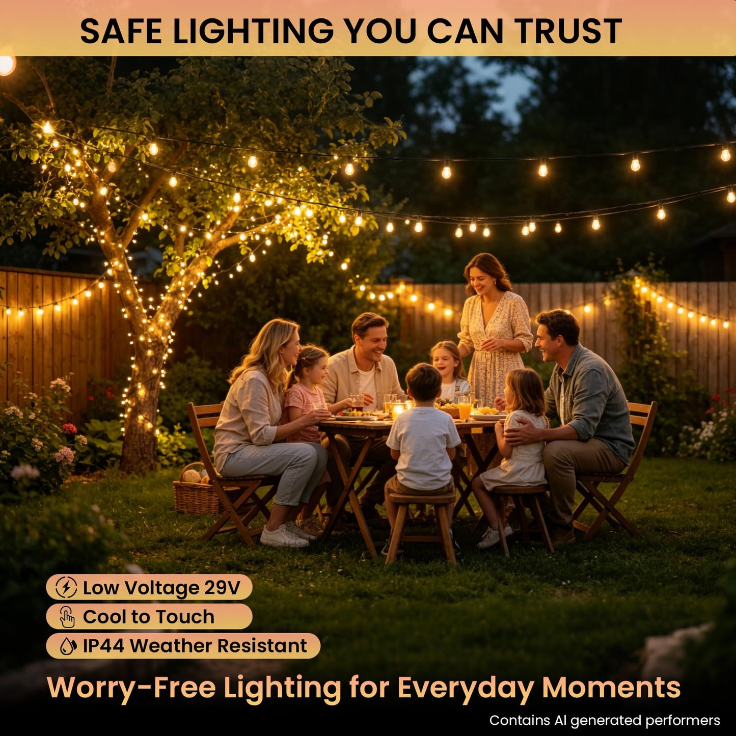 Dailyart 1200 LED Christmas Lights - 95 Ft Indoor Outdoor Cluster Lights with 8 Modes - Warm White Plug in Fairy String Lights with Timer Twinkle Lights for Christmas Tree Wedding Xmas Decorations