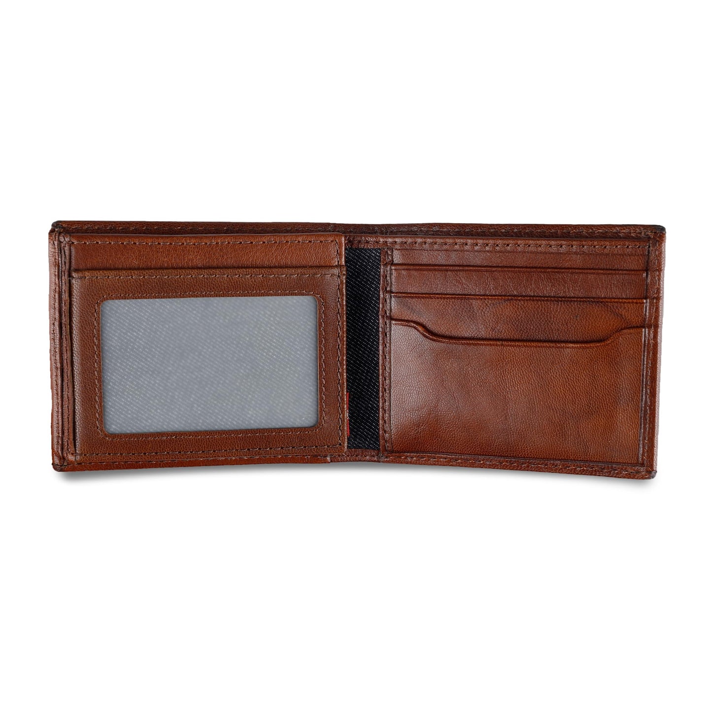 Levi's mens Classic Bifold Passcase Wallet With Multiple Card Slots and Id Window Brown Traveler