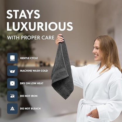 White Classic Luxury Multicolor Hand Towels