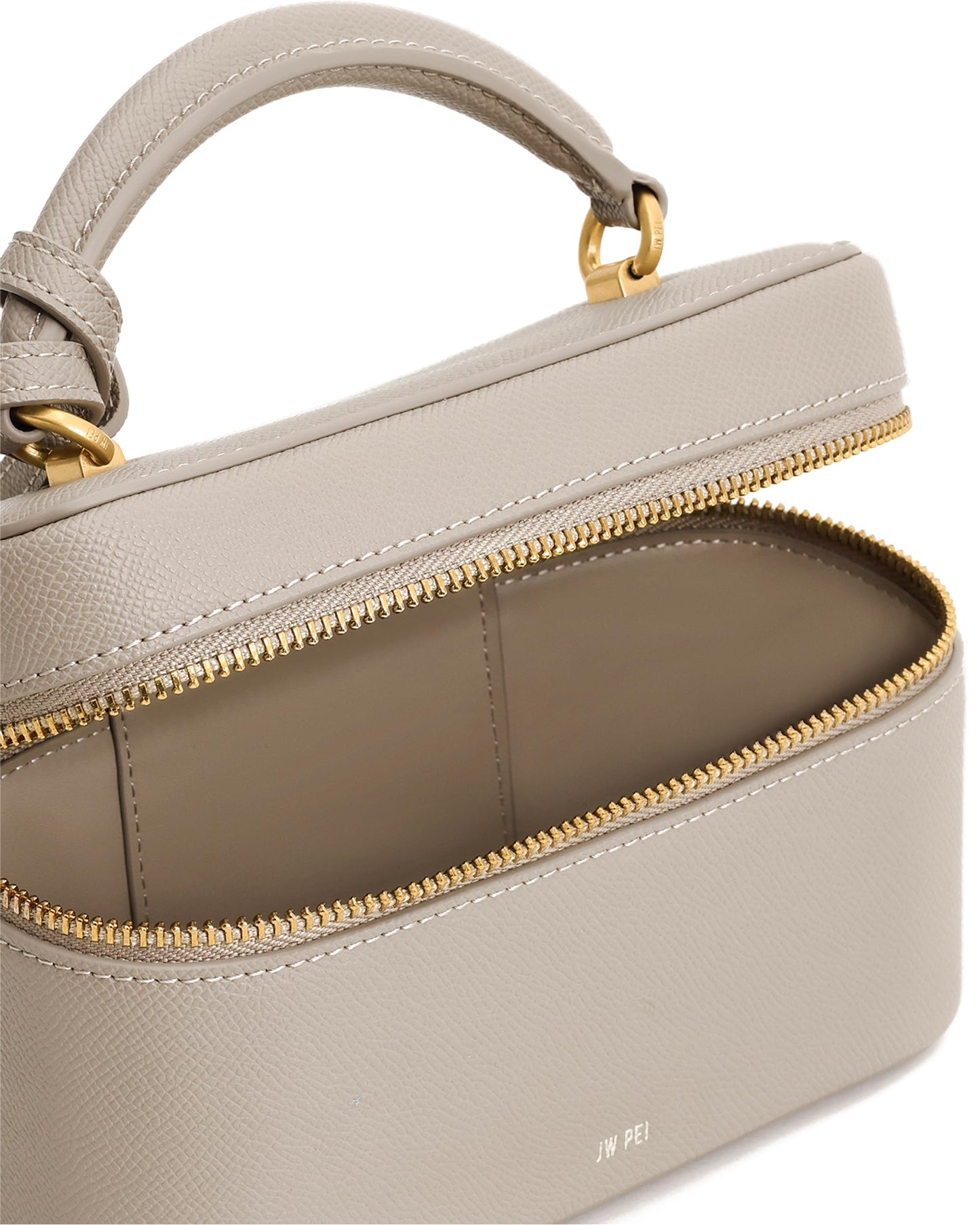 JW PEI Women's Cleo Box Shape Top Handle Bag - Taupe