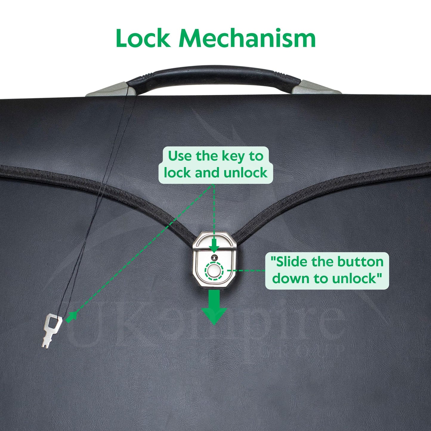 Masonic Apron Case Leather Master Mason (Machine Embroidered) Silver: MM, Provincial Size | Freemason Carrying Bags