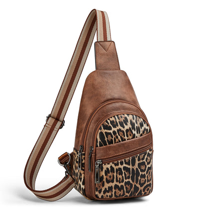 Sling Bag Crossbody Bags for Women Small Cross Body Bag Fanny Packs Chest Sling Purse for Daily Travel Leisure Sport