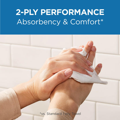 Pacific Blue Select by Georgia-Pacific PRO Multifold Premium 2-Ply Paper Towels, White, 3.2” Folded Width, 125 Towels Per Pack, 16 Packs Per Case, 21000