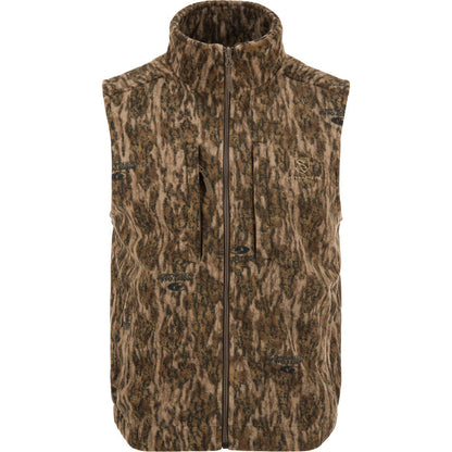 Drake Waterfowl Men's Non-Typical Windproof Layering Vest | Warm Sleeveless Hunting Jacket with Magnattach & Zippered Pockets, Bottomland, XX-Large