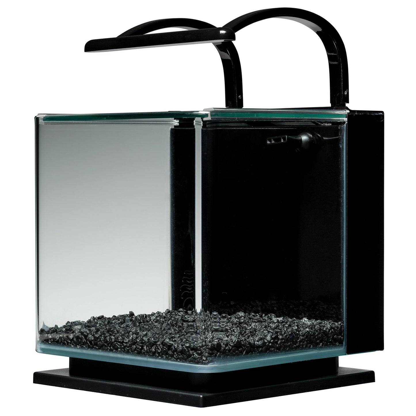 Marineland Contour 3 Aquarium Kit 3 Gallons, Rounded Glass Corners, Includes LED Lighting