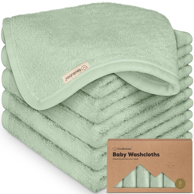 6-Pack Baby Washcloths