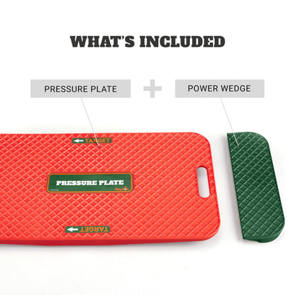 WHYGOLF Pressure Plate With Power Wedge For Increased Power and Accuracy, Weight Shift Balance Board, Golf Teaching & Training Aid for Club Practice Equipment