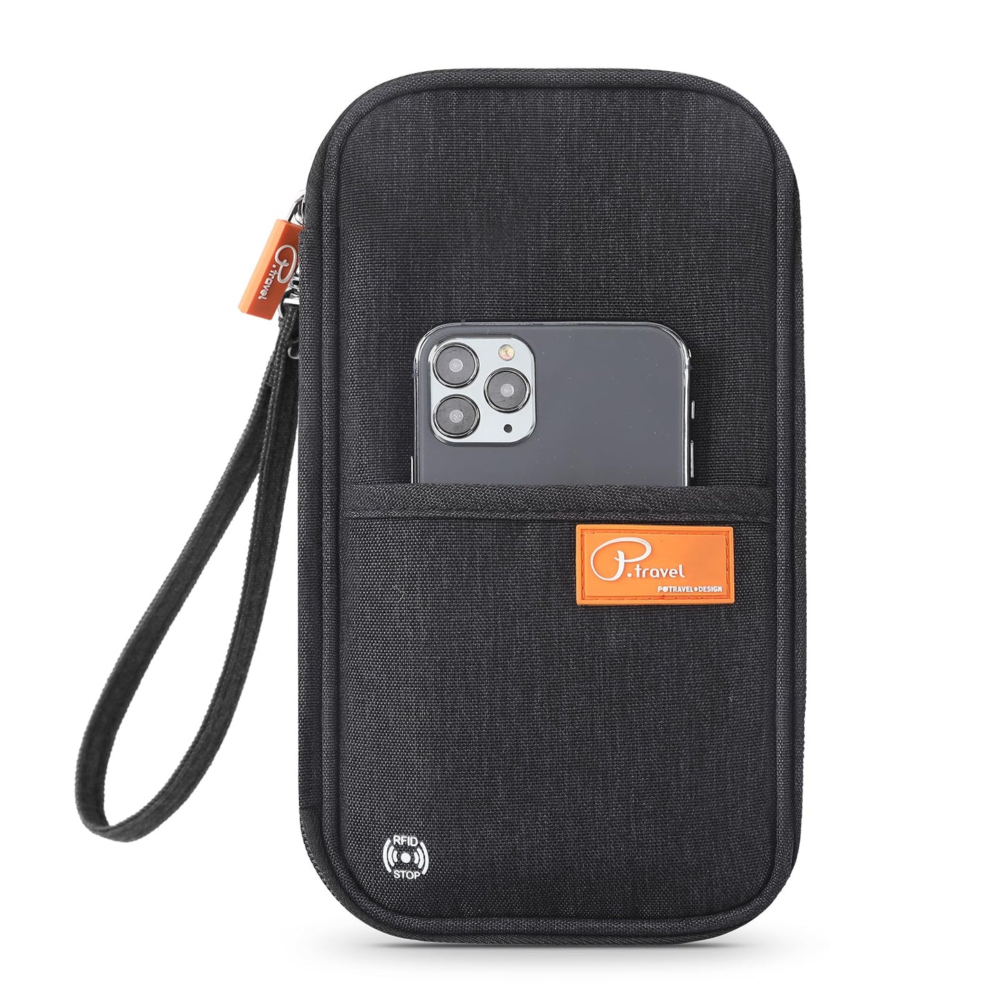 Family Passport Holder Organizer, RFID Blocking Travel Document Case, Lightweight Large Passport Cover Case Waterproof Bag Document Organizer for Women & Men