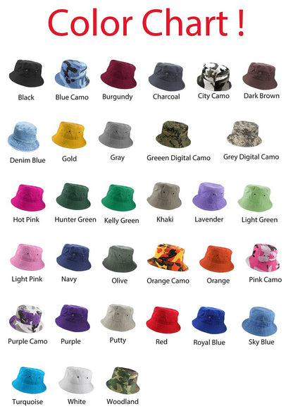 Gelante Solid Color 100% Cotton Bucket Hat for Women and Men Packable Travel Summer Beach Hat 1900-LightGreen-L/XL