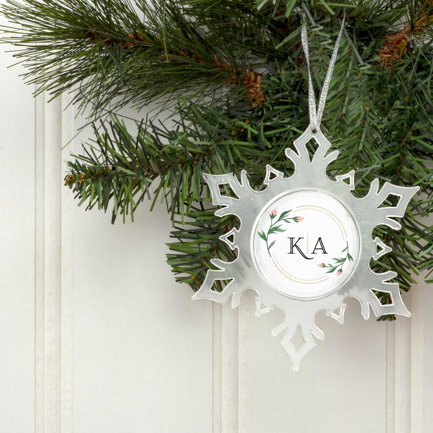Snapins Make Your Own Acrylic Craft Photo Snowflake Ornaments - Pack of 12