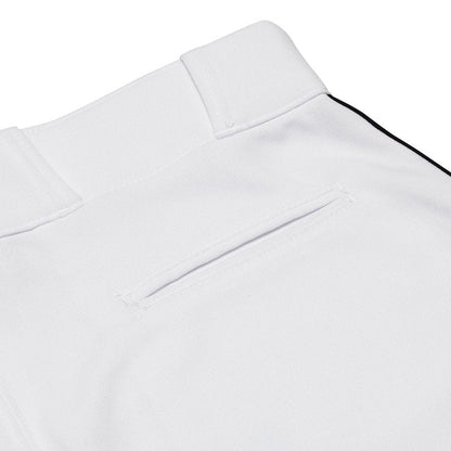 Champro MVP OB Open Bottom Baseball Pant with Contrast Color Braid Piping and Reinforced Double Knee