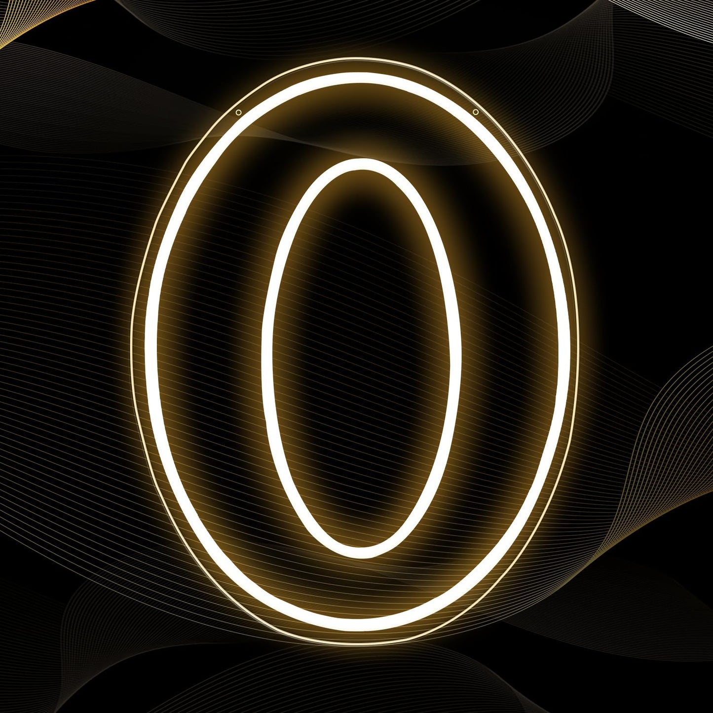 RumonZS Number 0 Light Up LED Neon Sign Backdrop 16.5" Birthday Party Decor Warm White Number One Light Up Sign USB Powered Big Number Sign Light for Birthday Night Light Party Anniversary Wedding