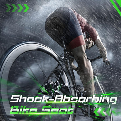 Zacro Bike Seat Cushion - Gel Padded Cover for Men Women Comfort, Extra Soft Exercise Bicycle Compatible with Peloton, Stationary or Cruiser Seats