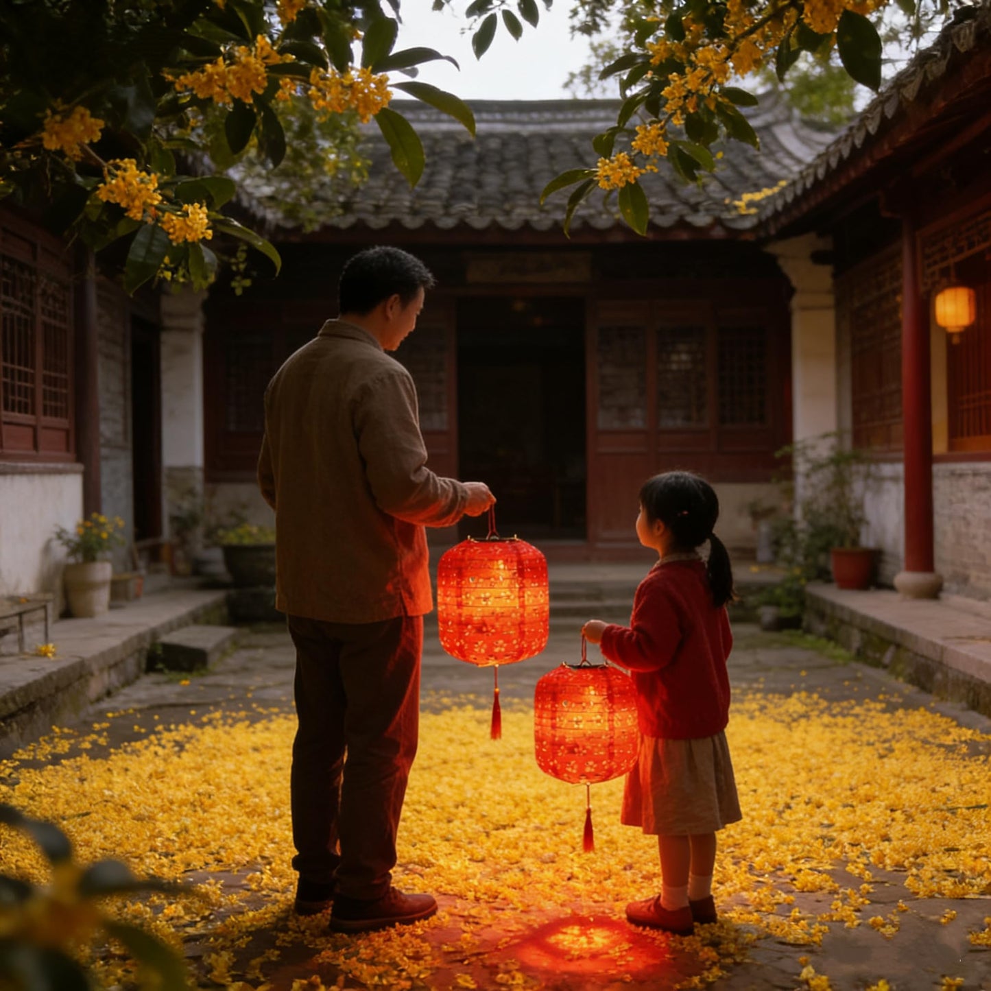 Set of 5 Paper Lanterns 6inches Chinese Japanese New Year Spring Festival Valentines Lanterns with LED Lights, Hanging Paper Lanterns for Wedding Dinner Birthday Party Decor (red)